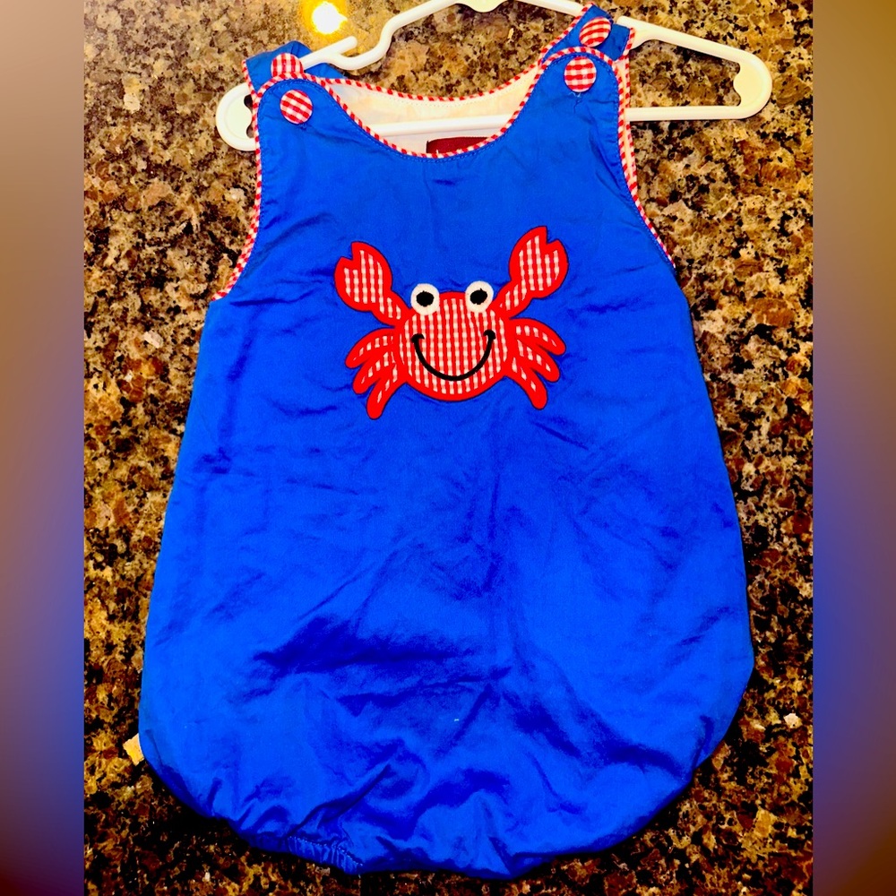 Lil Cactus 18/24m Crab bubble - perfect for beach and Summer or July 4th